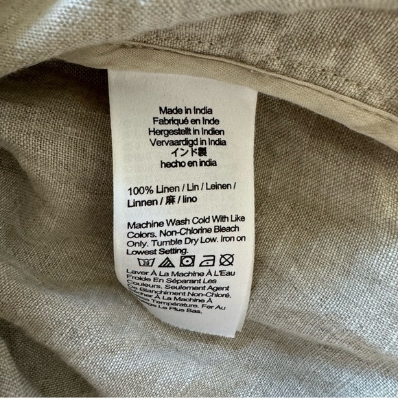 J. Crew Relaxed 100% Linen Jumpsuit Womens Size S - Picture 13 of 13